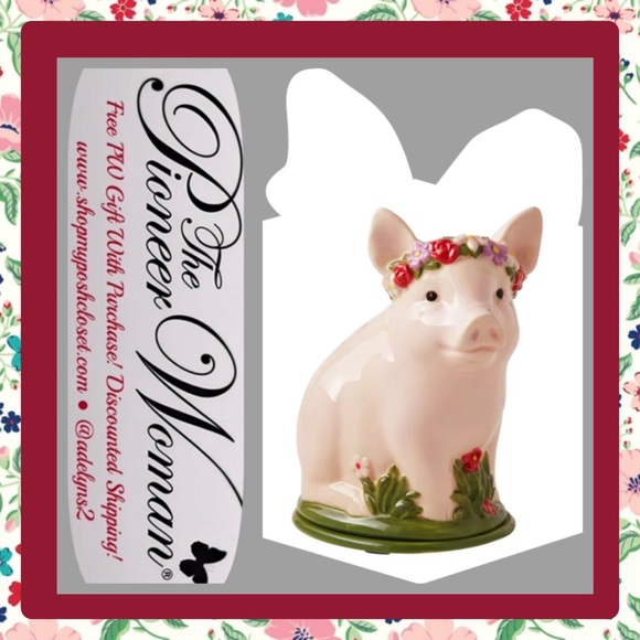 The Pioneer Woman Other - 🌺 New Pioneer Woman Pig Shaped Full Size Fragrance Wax Warmer